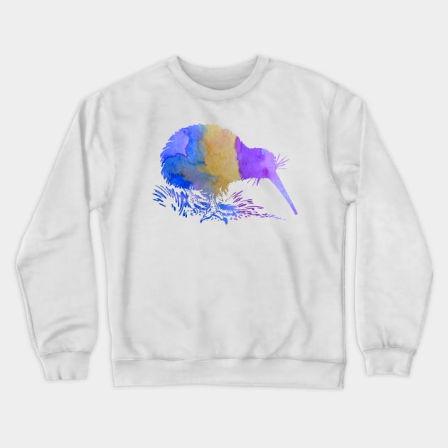 Kiwi Bird Crewneck Sweatshirt by BittenByErmines